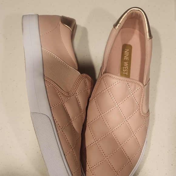 Nine West Pink Quilted Casual Sneakers - Picture 4 of 4